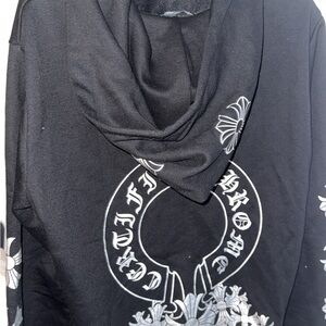 Men's Black Graphic Hoodie